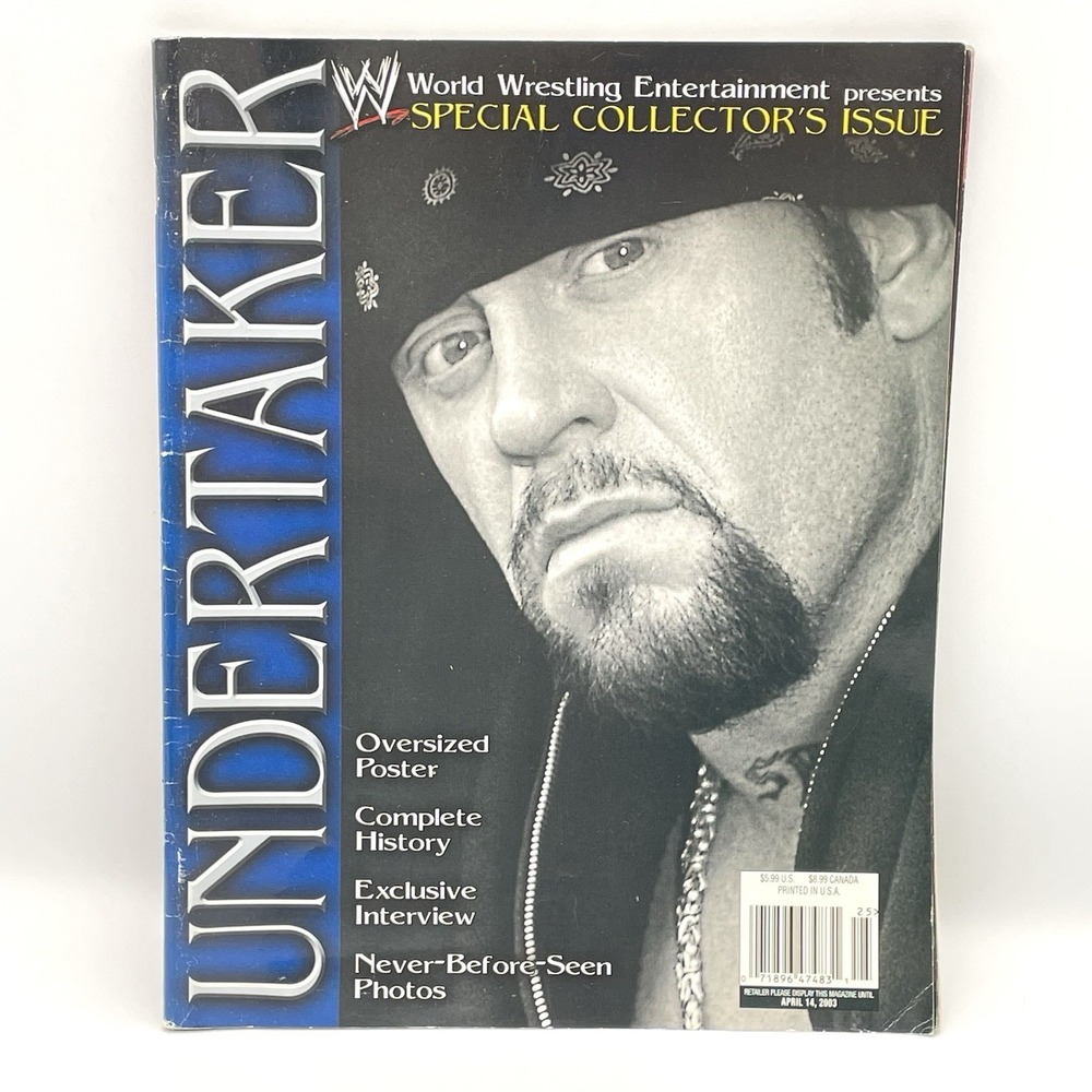 World Wrestling Entertainment WWE The Undertaker Collector's Issue Mag